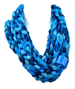 aqua blue infinity scarf 